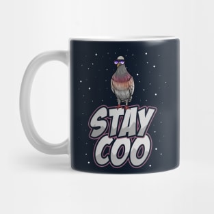 Stay Coo Funny Cool Pigeon Mug